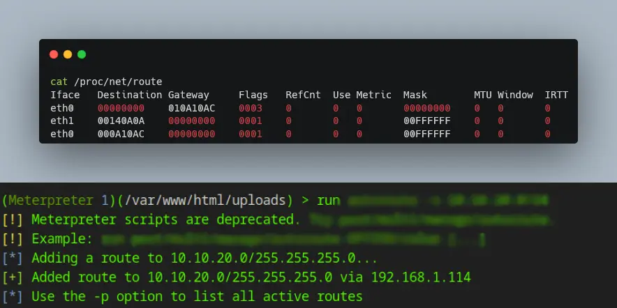 Configuration réseau du serveur